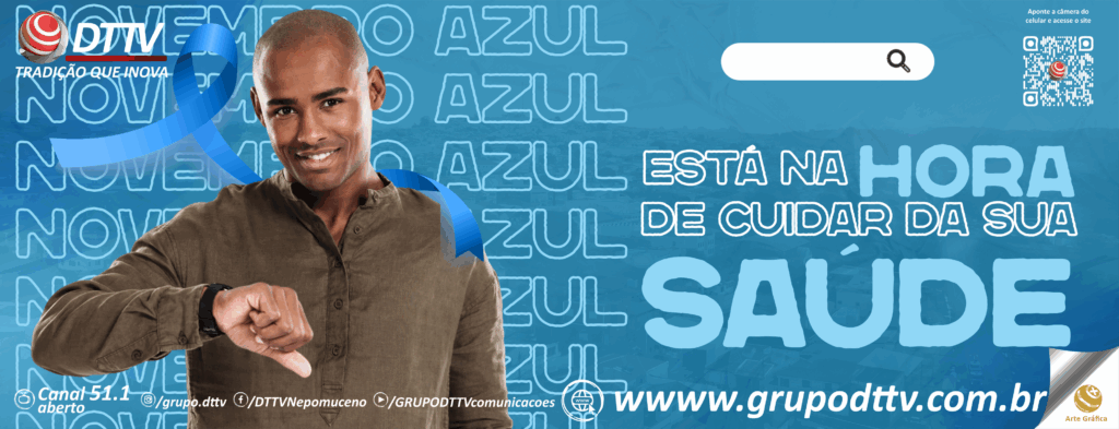 Novembro Azul é um lembrete: cuidar da saúde também é um ato de responsabilidade e amor próprio. Previna-se, faça seus exames e incentive quem você ama a fazer o mesmo.