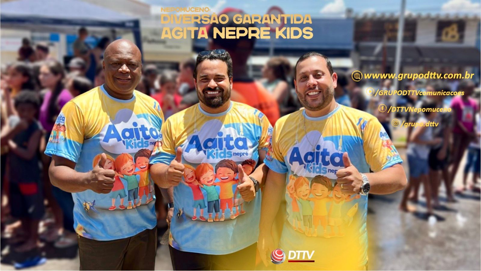 A comemoração do Dia das Crianças em Nepomuceno movimentou a cidade no último sábado, 25 de outubro.