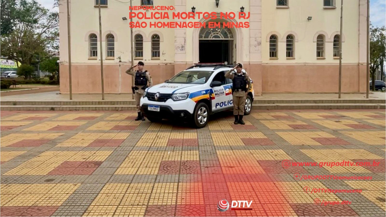 A homenagem da Polícia Militar em Nepomuceno chamou a atenção da comunidade nesta quinta-feira, 29 de outubro, ao prestar tributo aos agentes que perderam a vida durante a recente operação realizada nos complexos do Alemão e da Penha, no Rio de Janeiro.