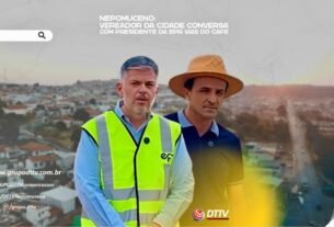 O Diretor-presidente da EPR em Minas Gerais, Diogo Santos esteve em Nepomuceno para ver as necessidades reais na BR 265.