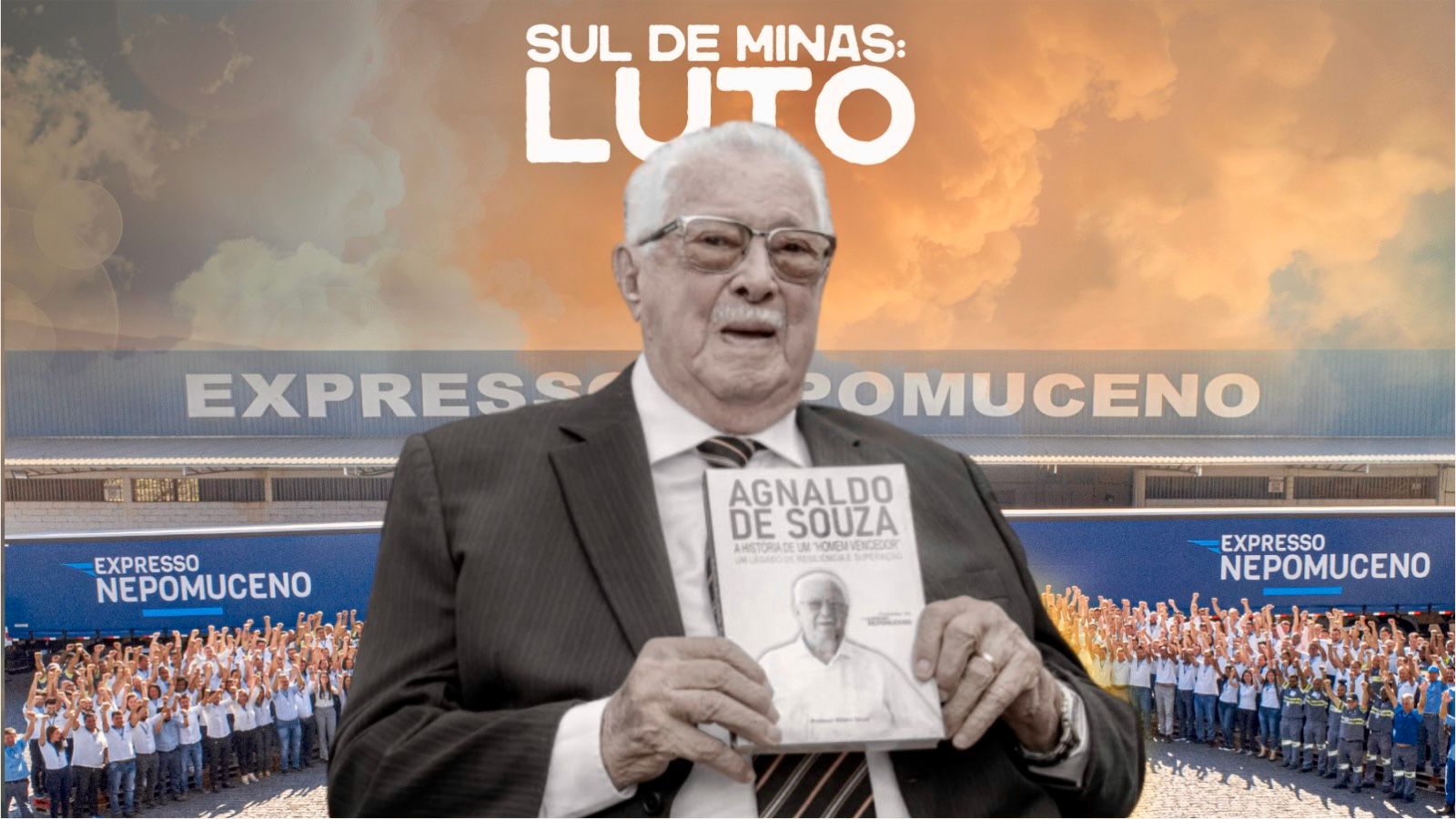 A morte de Agnaldo de Souza, fundador e Presidente de Honra da Expresso Nepomuceno, comoveu toda a região neste último sábado (8). Ele faleceu aos 93 anos, deixando um legado marcado pelo empreendedorismo, pela fé e pela dedicação ao desenvolvimento econômico de Minas Gerais.