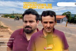 Vereadores de Nepomuceno em reunião com a EPR Vias do Café para discutir melhorias na BR-265.