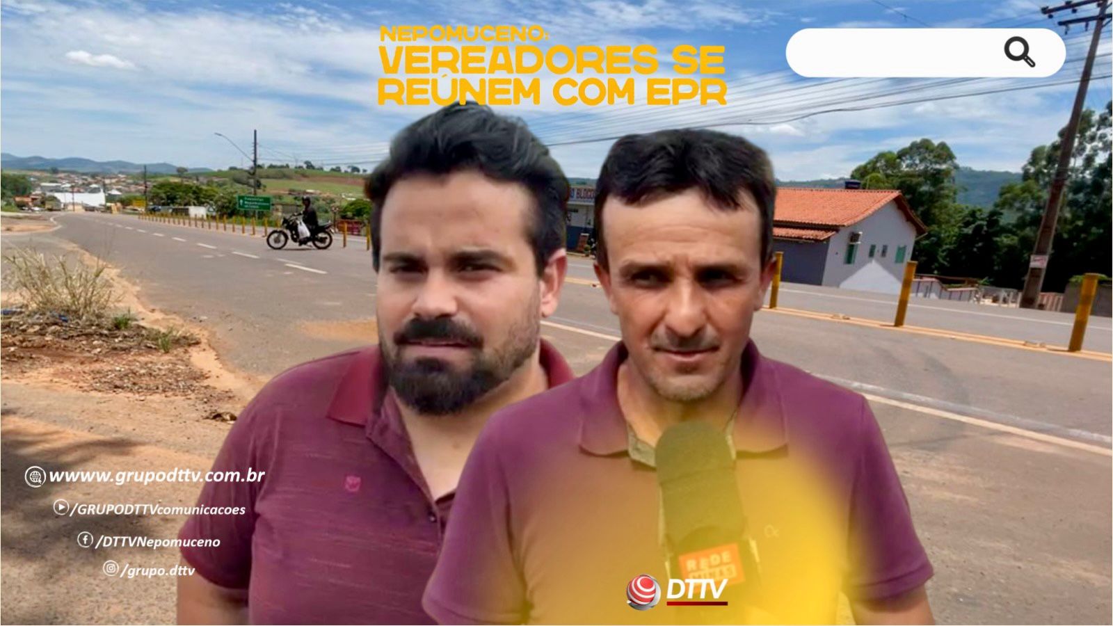 Vereadores de Nepomuceno em reunião com a EPR Vias do Café para discutir melhorias na BR-265.