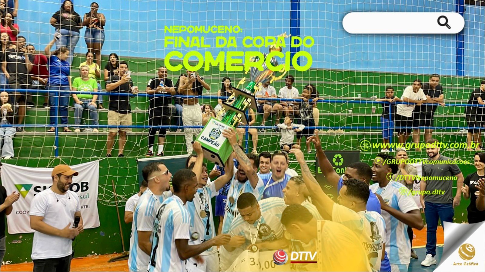 A final da Copa do Comércio 2024 incendiou o Ginásio Poliesportivo Felipe Campelo na noite desta quarta 26/11/2026. A partida decisiva entre Cervejaria Mychael/Lavador Juninho e Impacto Som/Ponto 100 atraiu torcedores, empresários e autoridades, que lotaram as arquibancadas e vibraram do início ao fim do jogo.