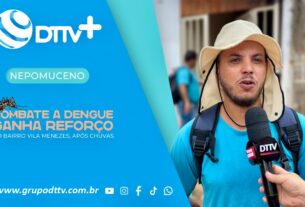 O combate à dengue em Nepomuceno ganhou reforço imediato após a elevação do nível da água atingir residências no bairro Vila Menezes.