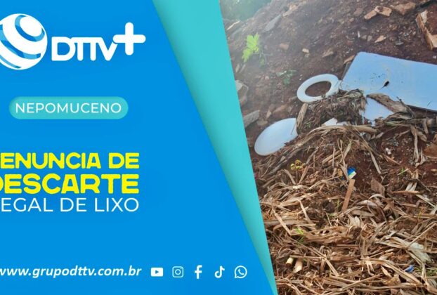 DESCARTE IRREGULAR DE LIXO EM NEPOMUCENO.