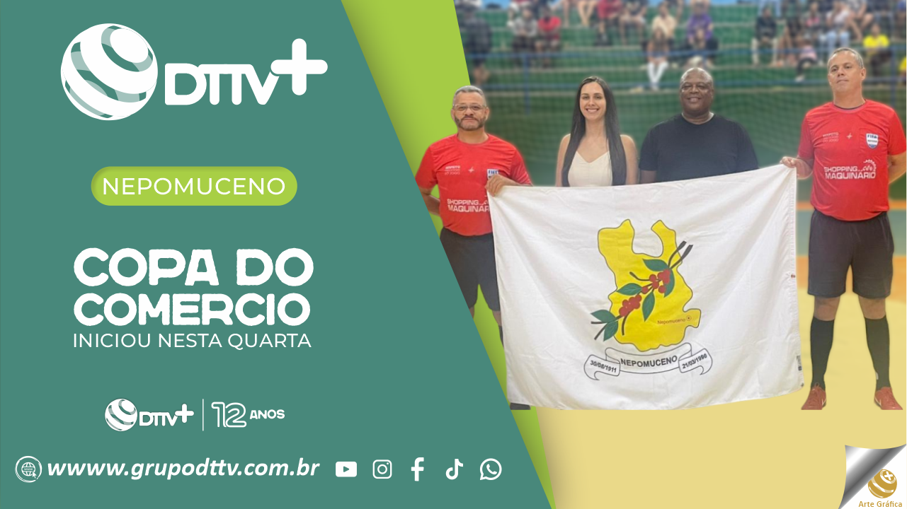 Copa do Comércio 2026 começou no dia 2 de setembro no Ginásio Poliesportivo de Nepomuceno.