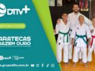 Karatecas de Nepomuceno durante participação no Campeonato Brasileiro de Karatê Interestilos