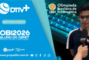 Thiago Cunha, aluno do CEFET-MG Campus Nepomuceno, participa da Fase Nacional da Olimpíada Brasileira de Informática 2026.