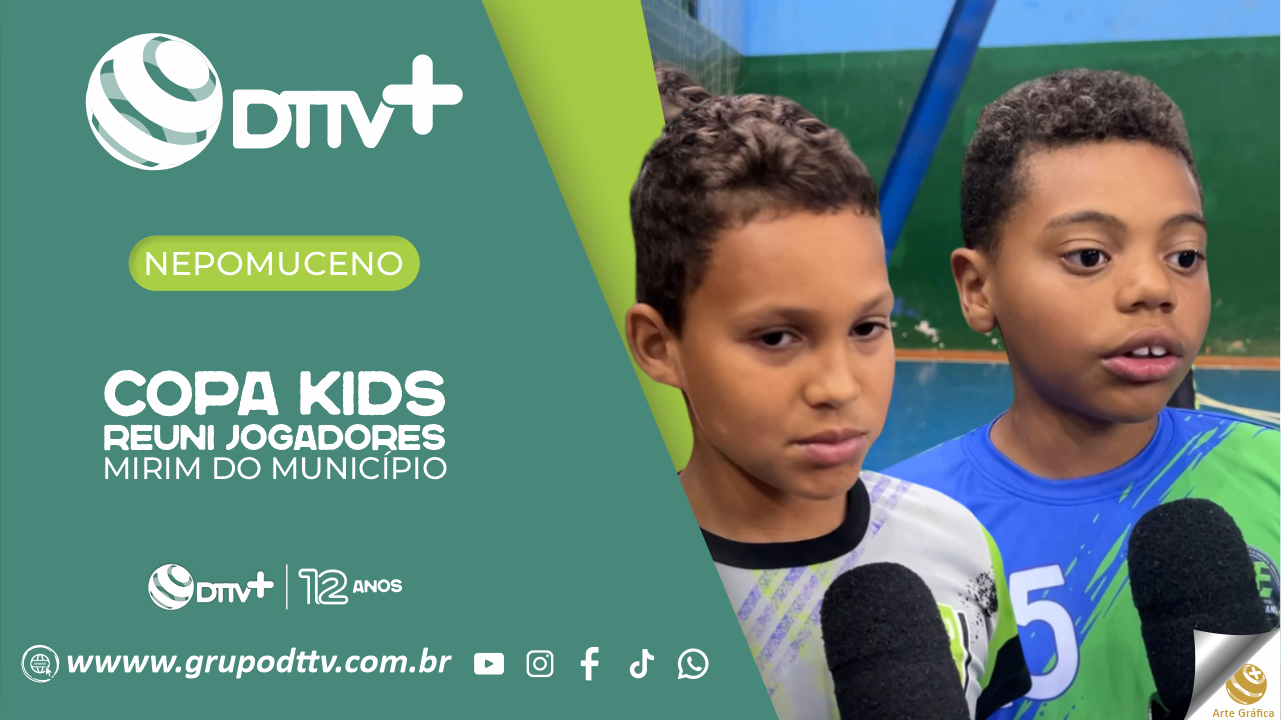 A Copa Kids 2026 começou em Nepomuceno na quarta-feira, 21 de outubro, com a participação de 41 equipes femininas e masculinas.