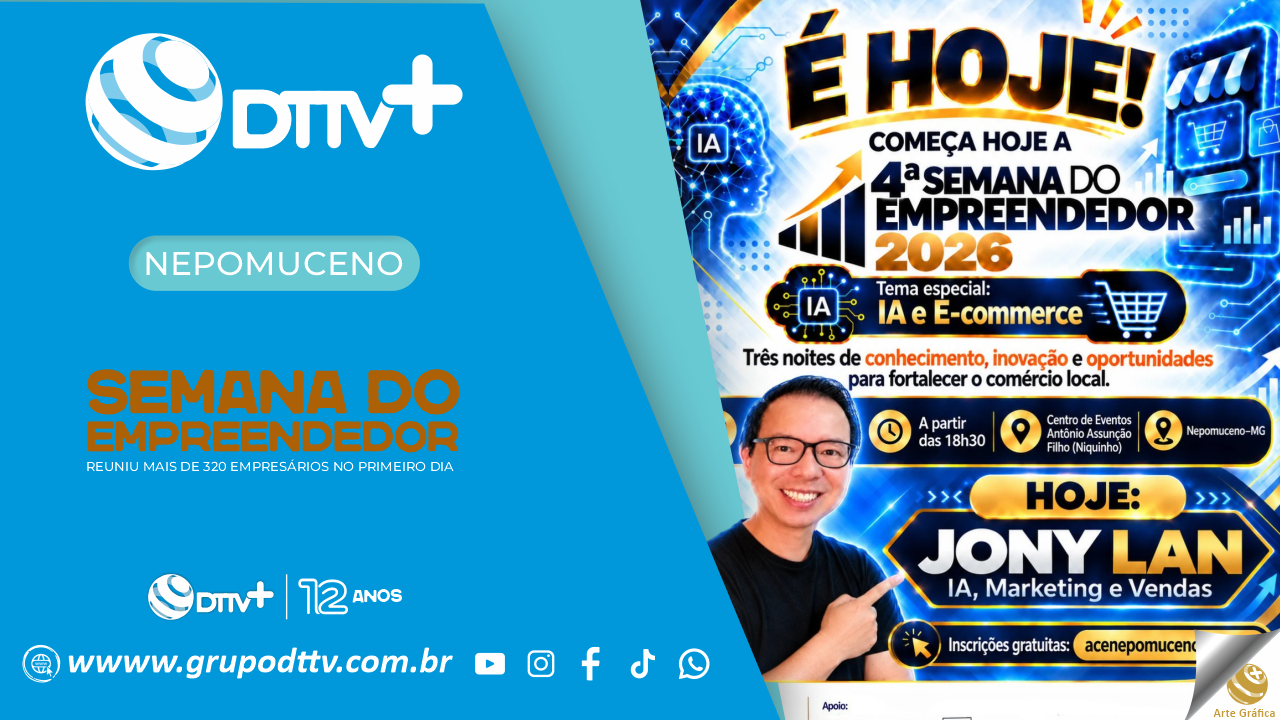 Semana do Empreendedor de Nepomuceno reúne empresas em evento sobre inovação e tecnologia.